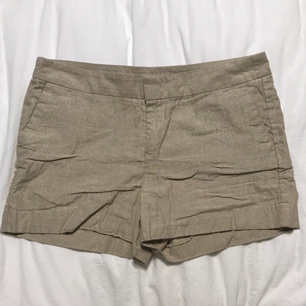 Gold Shorts with sparkle